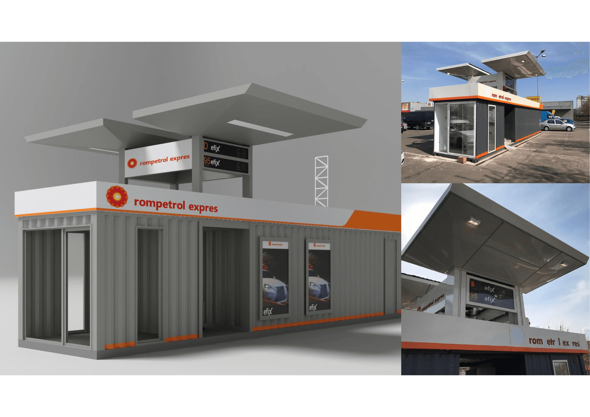 Gas Station Network - Various Locations, Romania